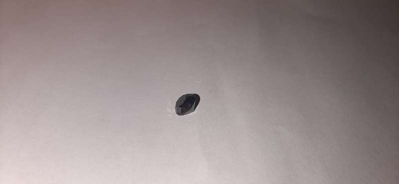 Natural black diamond