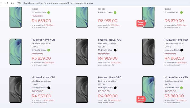 Huawei Nova Y90