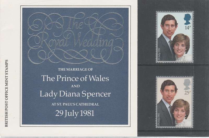 Great Britain Presentation Pack "Royal Wedding" as scan