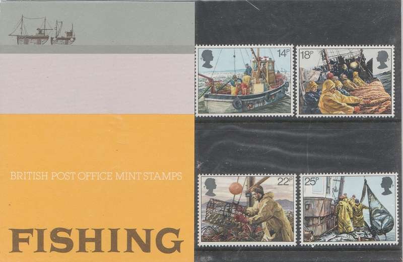 Great Britain Presentation Pack "Fishing Industry" as scan