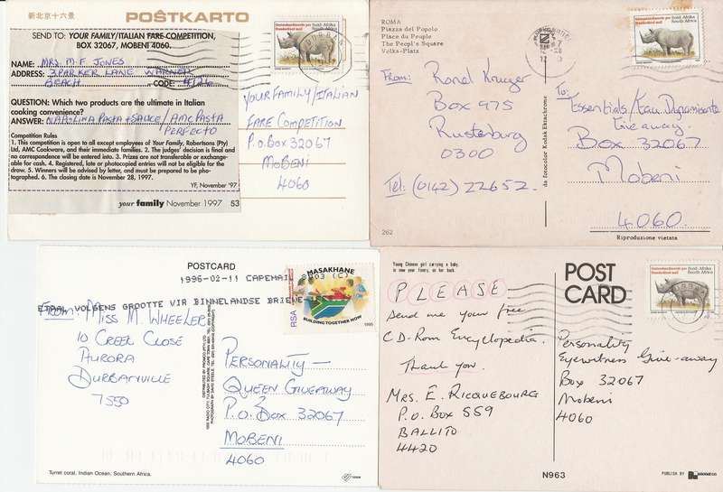 Postcards Mixed lot of 24 used  all shown on scans A