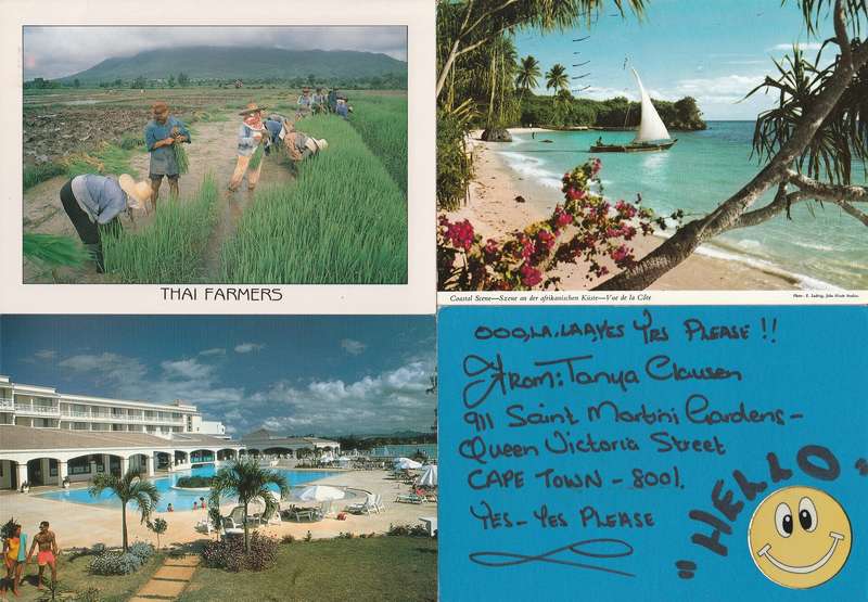 Postcards Mixed lot of 24 used  all shown on scans A
