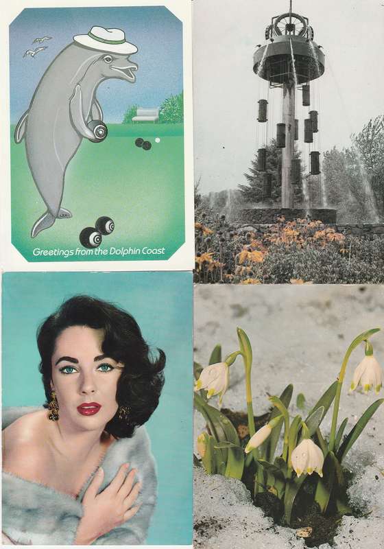 Postcards Mixed lot of 24 used  all shown on scans A
