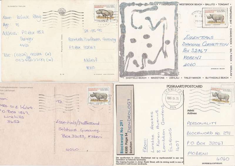 Postcards Mixed lot of 24 used  all shown on scans A