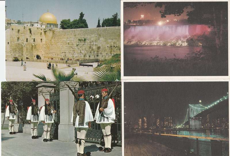 Postcards Mixed lot of 24 used  all shown on scans A