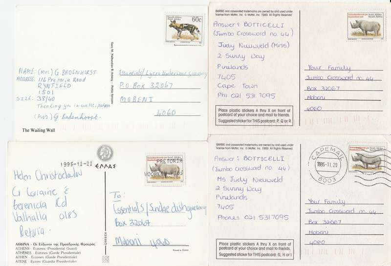 Postcards Mixed lot of 24 used  all shown on scans A