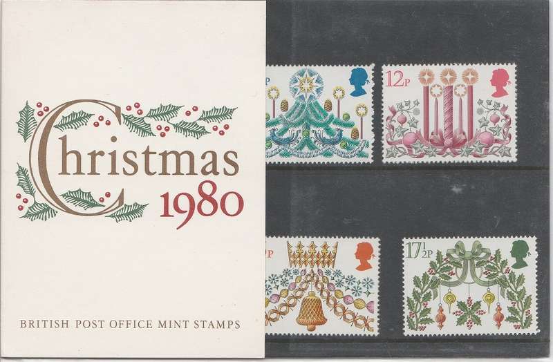 Great Britain Presentation Pack "Christmas 1980" as scan