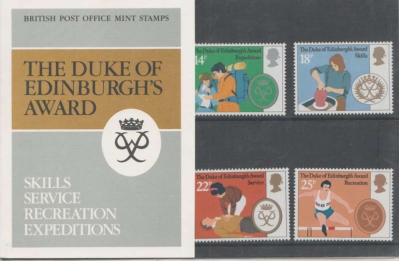 Great Britain Presentation Pack "Duke of Edinburgh's  Award" as scan