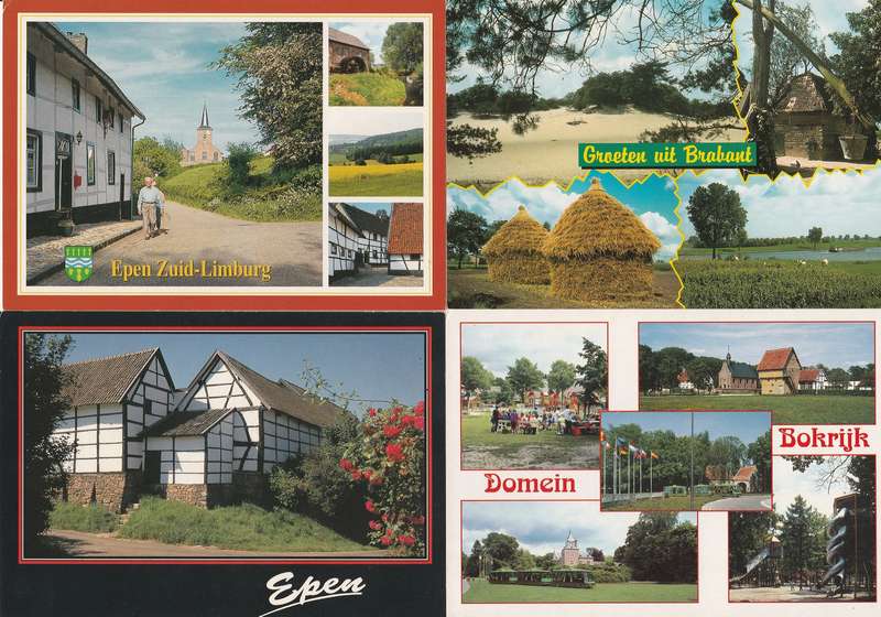 Postcards x 4 unused Holland as scan 1