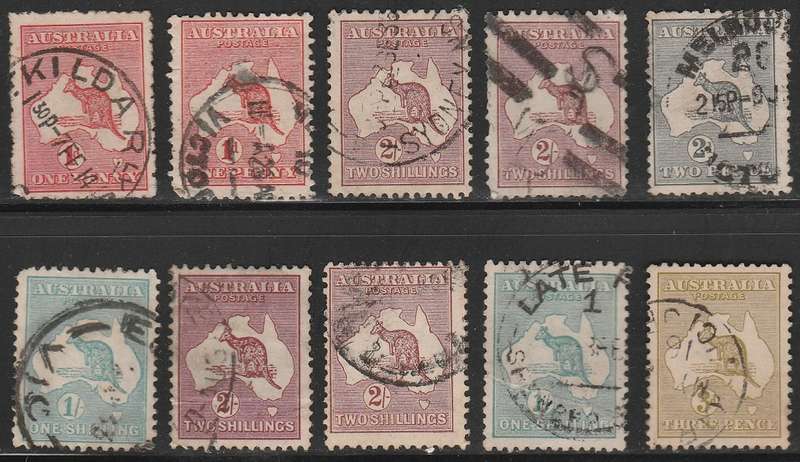 Australia 10 roos as scan