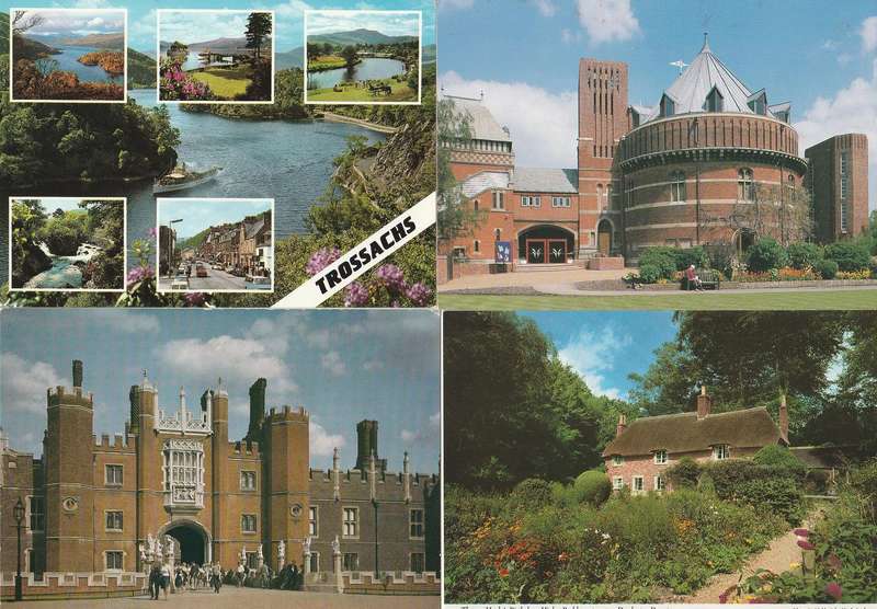 Postcards X 4 unused as scan AC