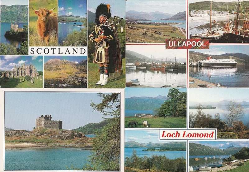 Post Cards X 4 unused as scan AI