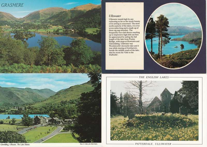 Post Cards X 4 unused as scan BD
