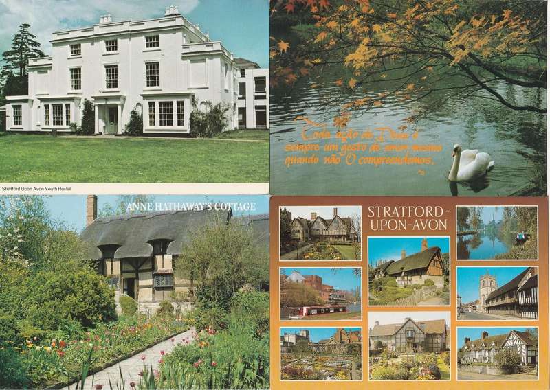 Post Cards X 4 unused as scan BE