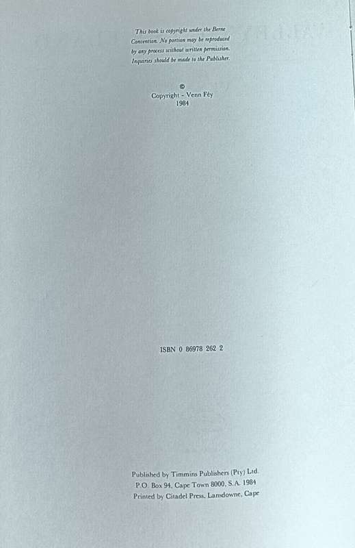 Valley of the Eland - Venn Fey - Hardcover - 183 pages