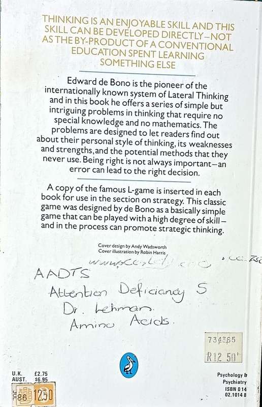 Edward de Bono - The 5 - Day Thinking Course - Softcover - 139 pages