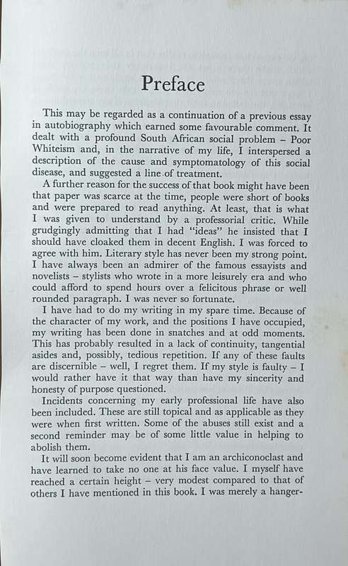 Every Man Must Play a Part - The Story of a South African Doctor - Isadore Frack - Hardcover - 254 p