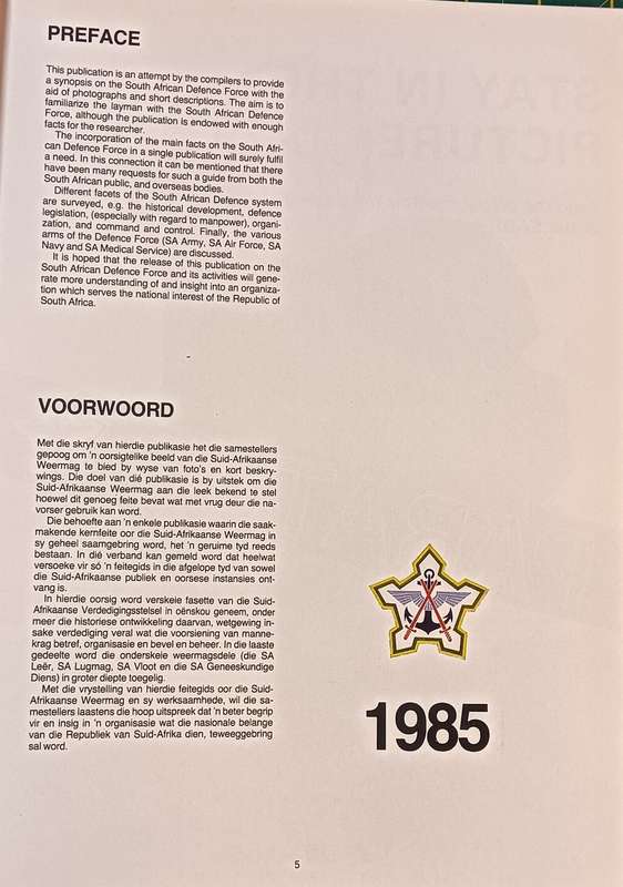 The South African Defence Force Yearbook 1985 - Hardcover - 208 pages