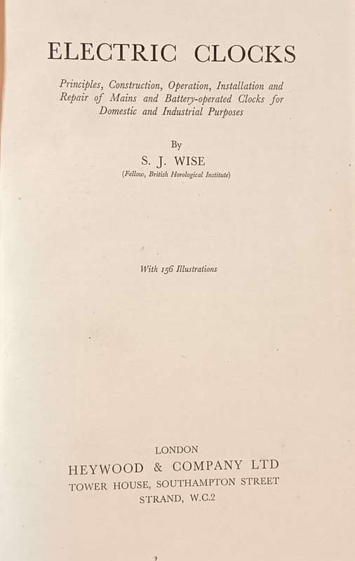 Electric Clocks - S.J. Wise - Hardcover - 168 pages