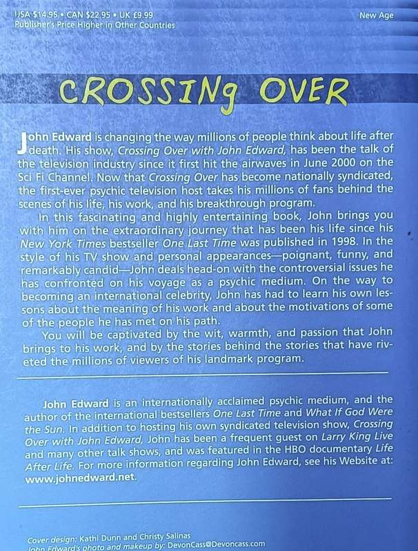 Crossing Over - The Stories Behind the Stories - John Edwards - Softcover - 290 Pages