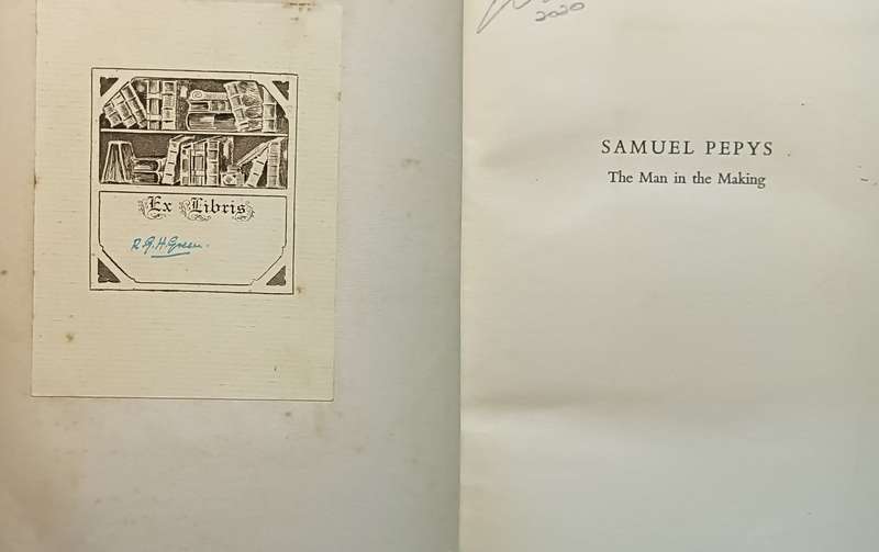 Samuel Pepys - A Man in the Making - Arthur Bryant - Hardcover - 436 pages
