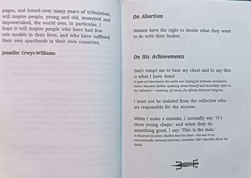 In The Words of Nelson Mandela - Edited by Jennifer Crwys-Williams - Hardcover