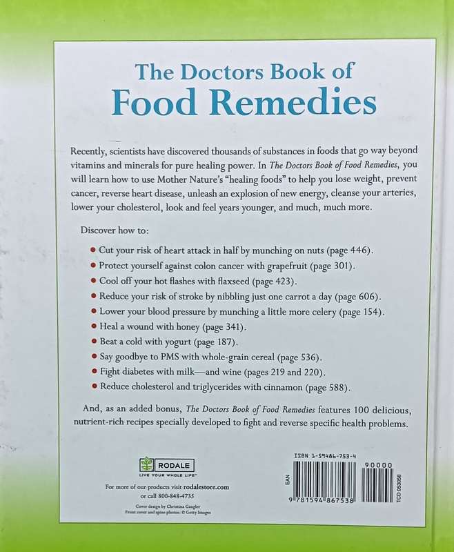 The Doctors Book of Food Remedies - Selene Yeager - Hardcover - 707 Pages
