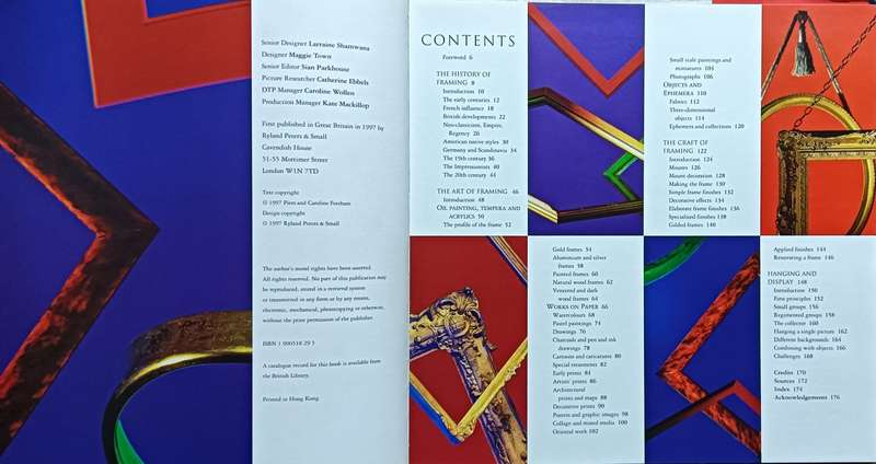 The Art of Framing - Piers and Caroline Feetham - Hardcover - 175 Pages
