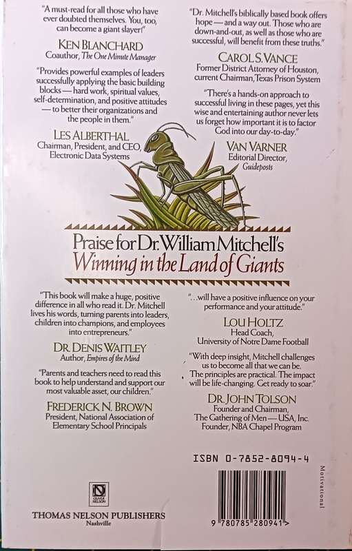 Winning in the Land of Giants - Dr. William Mitchell - Hardcover - 238 pages