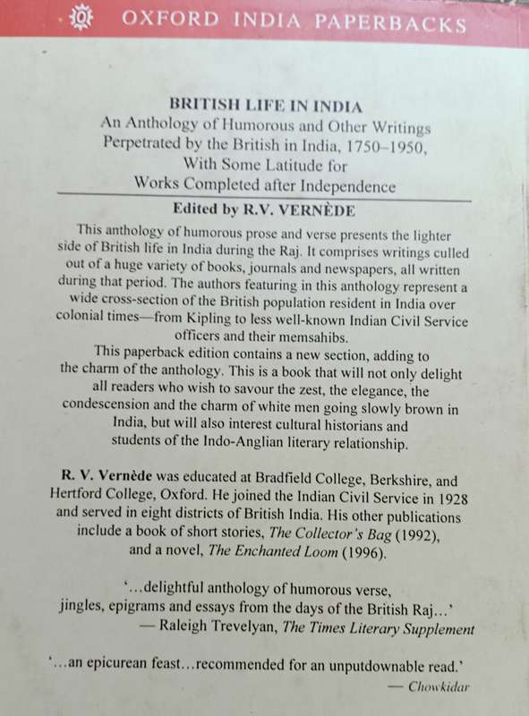 British Life in India - R.V. Vernede - Softcover - 273 pages