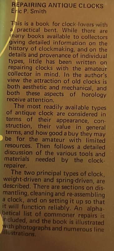 Repairing Antique Clocks - A Guide for Amateurs - Hardcover - 231 pages