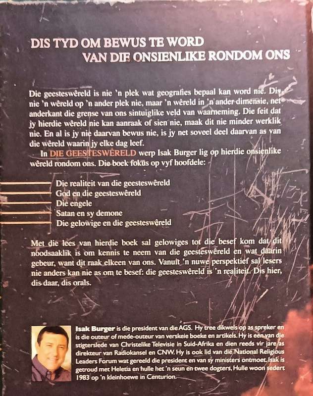 Die Geesteswêreld - Isak Burger - Hardcover - 159 pages - plus DVD