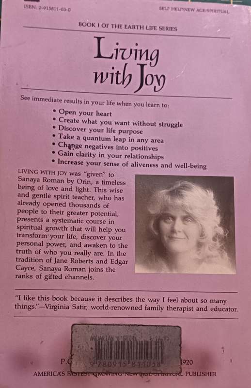 Living with Joy - Sanaya Roman - Softcover - 195 pages