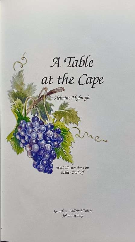 A Table at the Cape - Hermine Myburgh - Hardcover - 144 pages