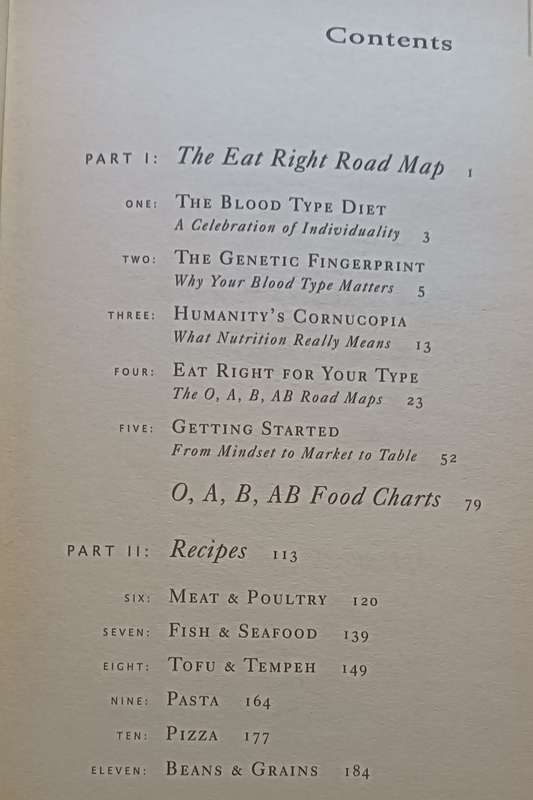 Cook Right for Your Type - Dr. Peter J.D. Adamo with Catherine Witney - Softcover - 449 pages