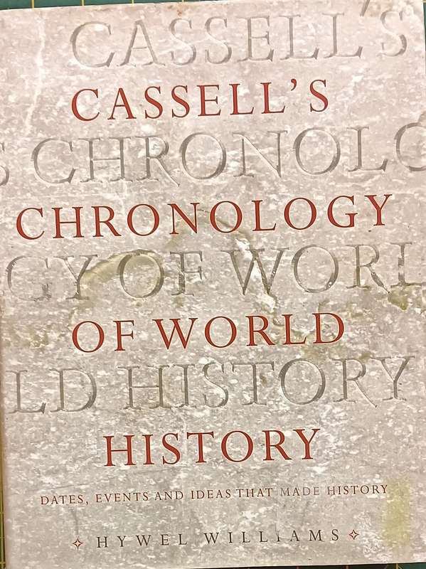 Cassell's Chronology of World History - Hardcover - 767 pages