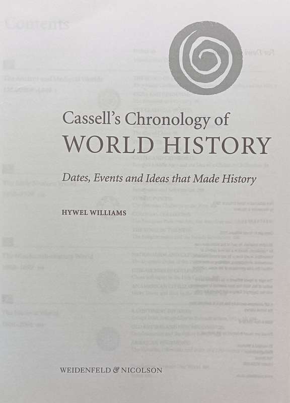 Cassell's Chronology of World History - Hardcover - 767 pages