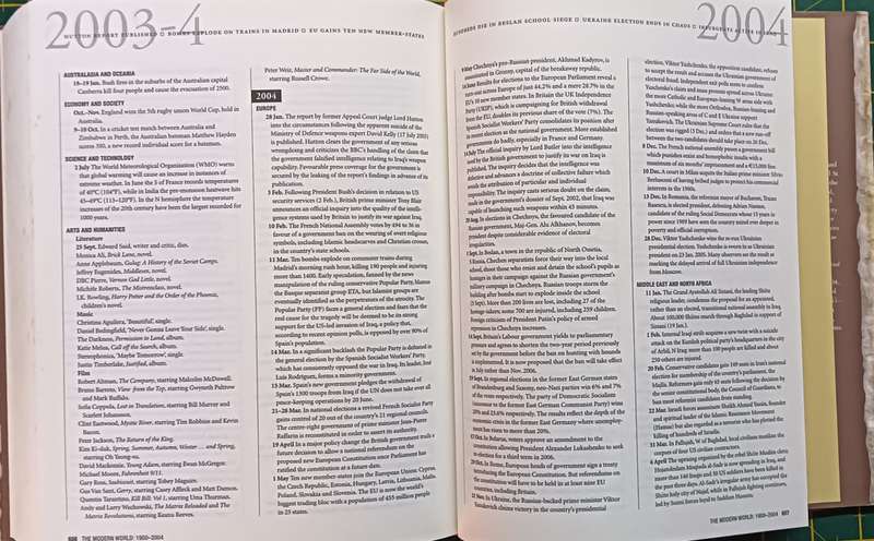 Cassell's Chronology of World History - Hardcover - 767 pages