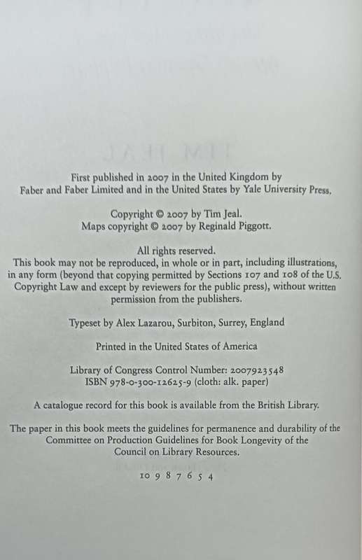 Stanley - The Impossible Life of Africa's Greatest Explorer - Tim Jeal - Hardcover - 570 pages