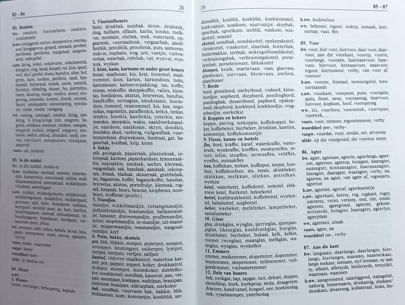 Pharos Tesourus van Afrikaans - L.G. de Stadler & A. de Stadler - Hardcover with CD Rom - 863 pages