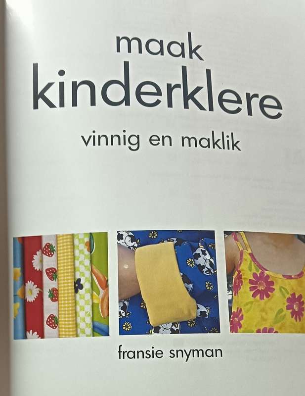 Maak Kinderklere Vinnig en Maklik - Fransie Snyman - Softcover - 96 pages