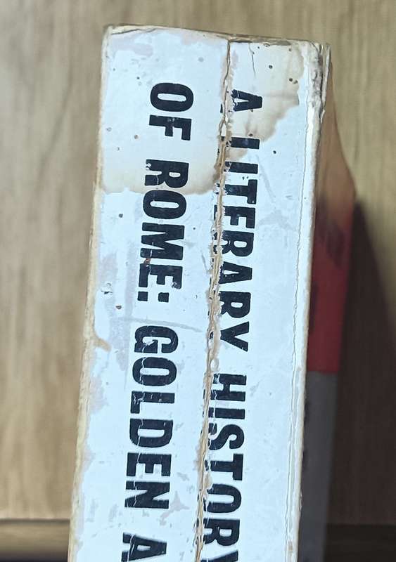 The Literary History of Rome - J. Wight Duff & A.M. Duff  Softcover - 543 pages