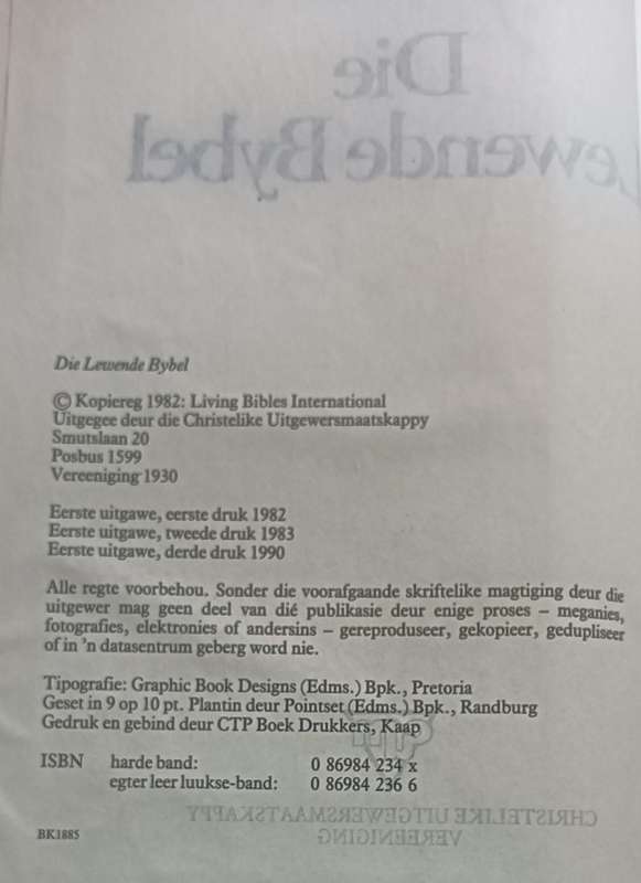 Die Bybel: Die Lewende Nuwe Testament, 'n parafrase - Bybel Parafrase