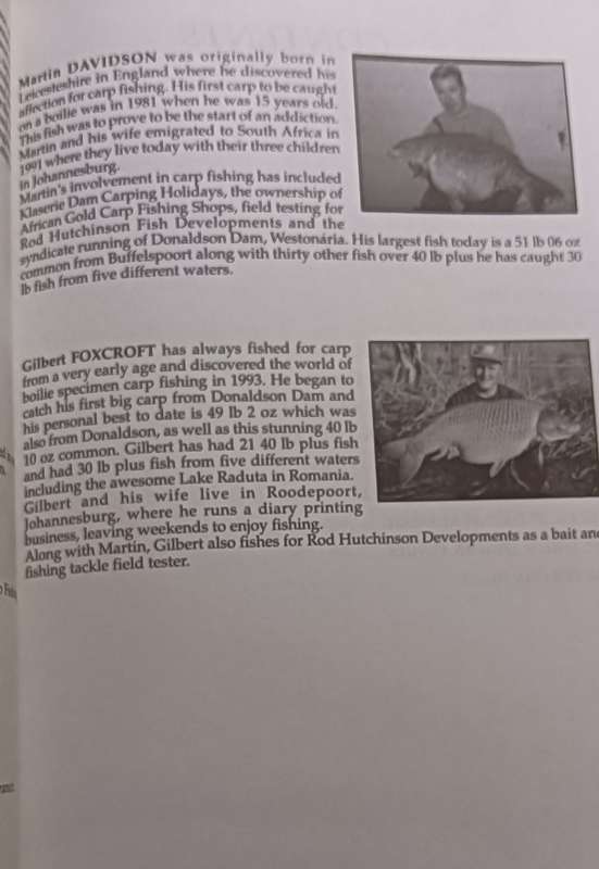 Discover Boilie Fishing in South Africa - Simon Crow & Rob Hughs - Softcover - 200 pages
