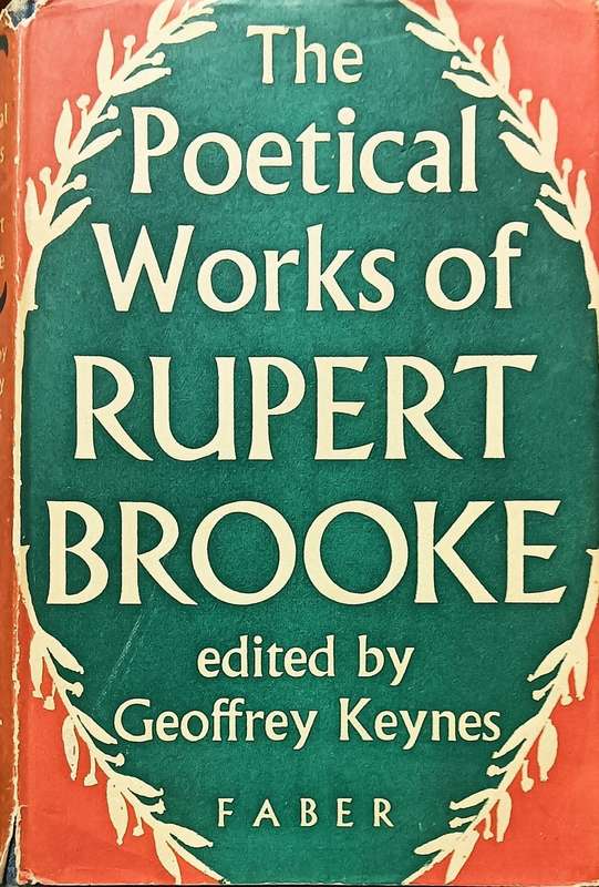 The Poetical Works of Rupert Brooke -  edited by Geoffrey Keynes - Hardcover - 208 pages