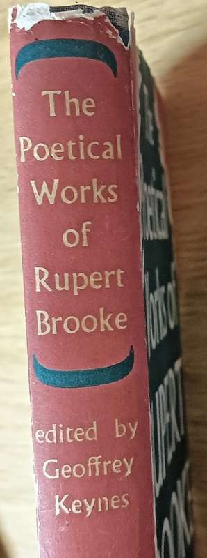 The Poetical Works of Rupert Brooke -  edited by Geoffrey Keynes - Hardcover - 208 pages