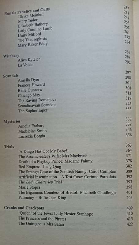 The World's Most Notorious Women - Softcover - 576 pages