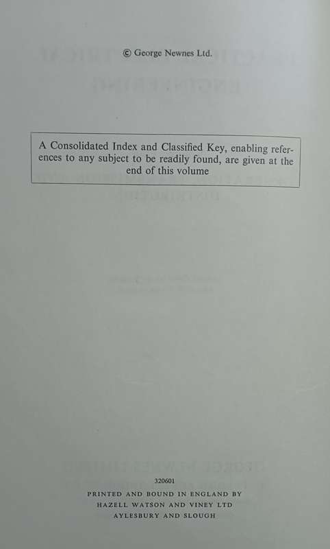 Newnes Practical Electrical Engineering Vol 1-4 - Hardcover