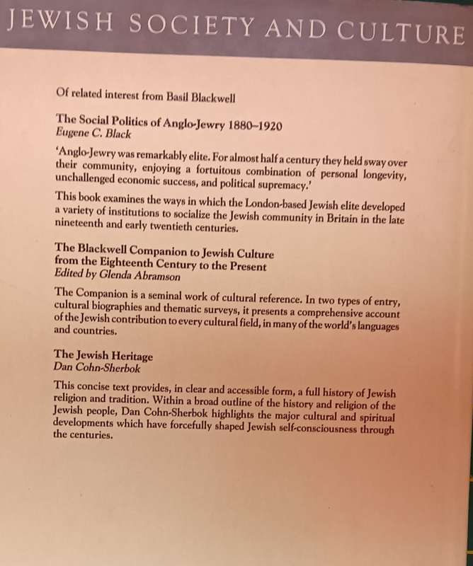 The Making of Modern Anglo-Jewry - David Cesarani - Hardcover -222 pages
