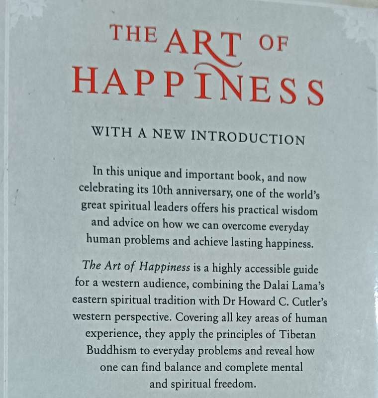The Art of Happiness - His Holiness the Dalai Land Howard C Cutler - Softcover - 318 pages